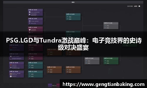 PSG.LGD与Tundra激战巅峰：电子竞技界的史诗级对决盛宴
