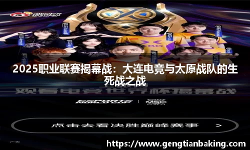 2025职业联赛揭幕战：大连电竞与太原战队的生死战之战